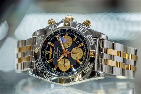 breitling 2 tone watches|breitling two tone chronometre automatic.